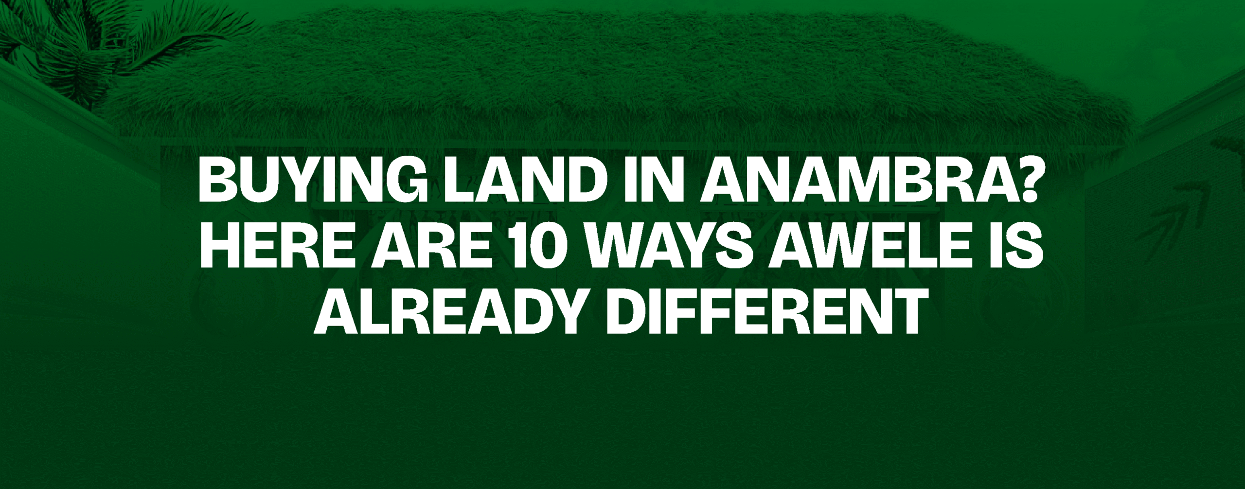 Read more about the article Buying Land in Anambra? Here Are 10 Ways Awele Is Already Different