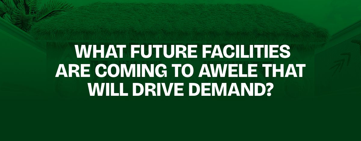 Read more about the article What Future Facilities Are Coming to Awele That Will Drive Demand?