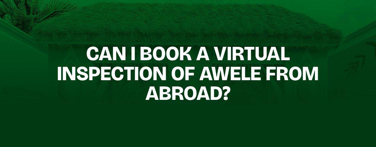 Read more about the article Can I Book a Virtual Inspection of Awele From Abroad?
